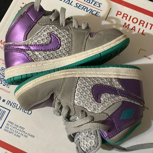 Purple Jordan AJ 1 - Picture 1 of 11